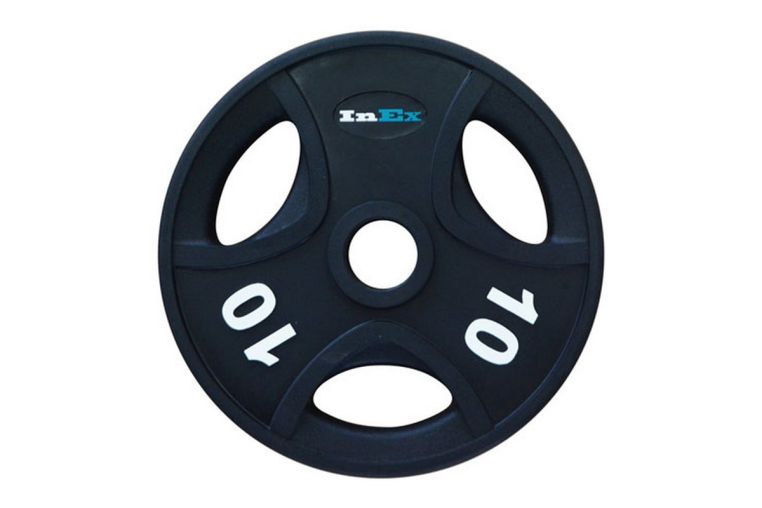 Диск обрезиненный Inex GMAX с 3 отверстиями, 10 кг GRP-N-10KG 