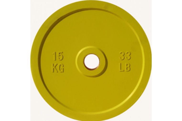 Диск Johns d51мм, 15кг DR71025 - 15С желтый 