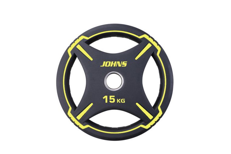 Диск Johns D50мм чёрно-жёлтый 15 кг 91030 - 15BC 