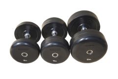 Гантель фиксированная обрезиненная Johns 2,5 кг 75074-2,5 чёрный