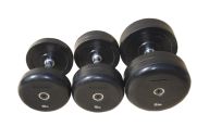 Гантель фиксированная обрезиненная Johns 50 кг 75074-50 чёрный