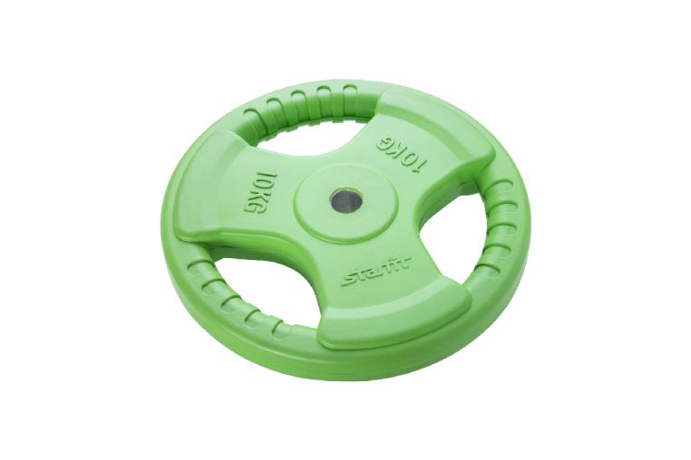 Диск обрезиненный Star Fit BB-201 D26 мм, стальная втулка 10кг 