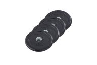 Диск обрезиненный 1,25 кг Star Fit d26 мм, стальная втулка BB-202 черный, 4 шт