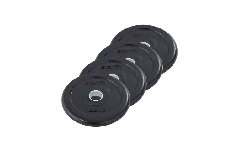 Диск обрезиненный 1,25 кг Star Fit d26 мм, стальная втулка BB-202 черный, 4 шт 