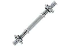 Гриф с гайками хромированный d25 мм, l41 см R18050