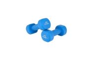 Гантель 4 кг Kett-UP KELLER FITNESS, неопреновая KU155.4 синий, (2шт)