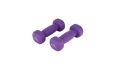 Гантель 1 кг Kett-UP KELLER FITNESS, неопреновая KU155.1 фиолетовый, (2шт) фото 1