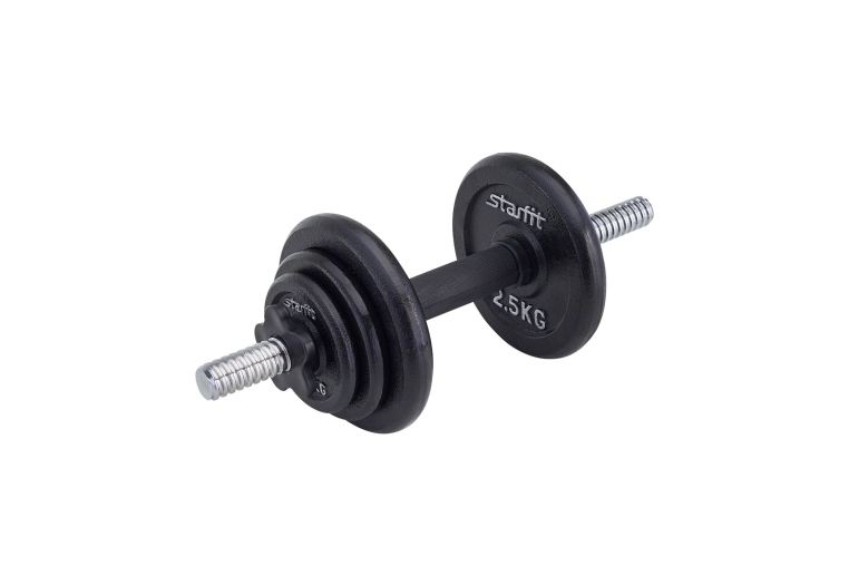 Гантель 9 кг Star Fit разборная чугунная в коробке DB-715 
