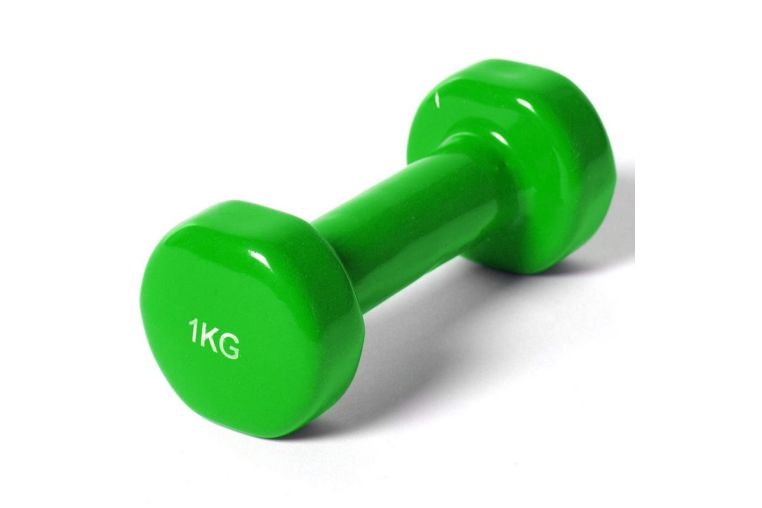 Гантель Sportex виниловая York 1,0 кг B35014 зеленая 