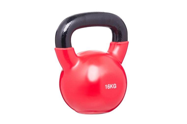Гиря в виниловой оболочке BenCarFitness 16 кг красный TS-2174/16 фото 2