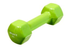 Гантель обрезиненная, 2 кг Bradex SF 0535 салатовая