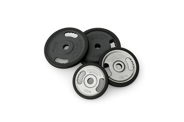 Диск прорезиненный Panatta 20 кг с рукоятками 1DGI20 