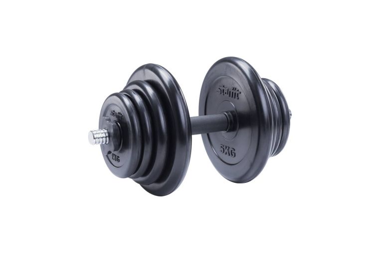 Гантель разборная обрезиненная, 20 кг Star Fit DB-712 в коробке 