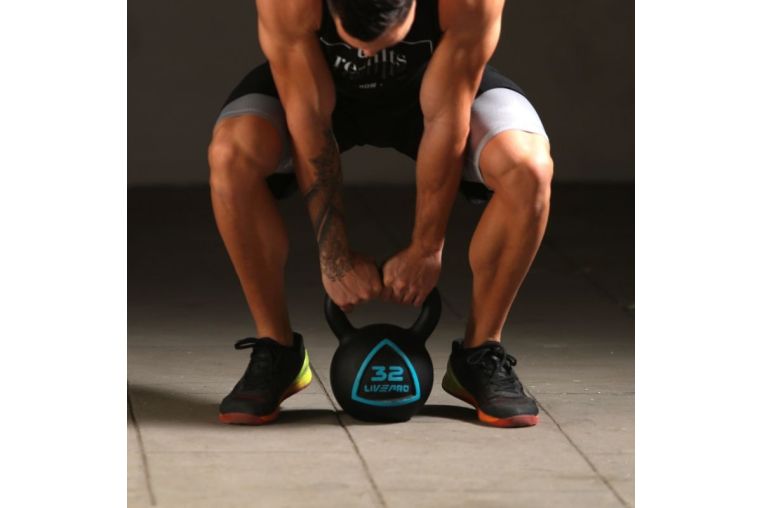 Чугунная гиря 20кг Live Pro Solid Cast Iron Kettlebell NL\LP8041-20\00-00-00 фото 2