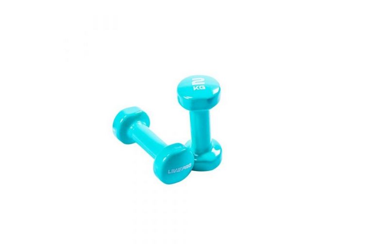 Гантели для аэробики 2 кг Live Pro Colored Studio Dumbbell NL\LP8076-2\BL-00-00 