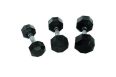 Гантель 2,5кг Perform Better Rubber Encased Hex Dumbbells PB\4137-2,5\BK-25-00 фото 1