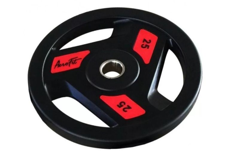 Олимпийский обрезиненный диск AeroFit 51мм AFPLC25 (AFP086-25KG) 