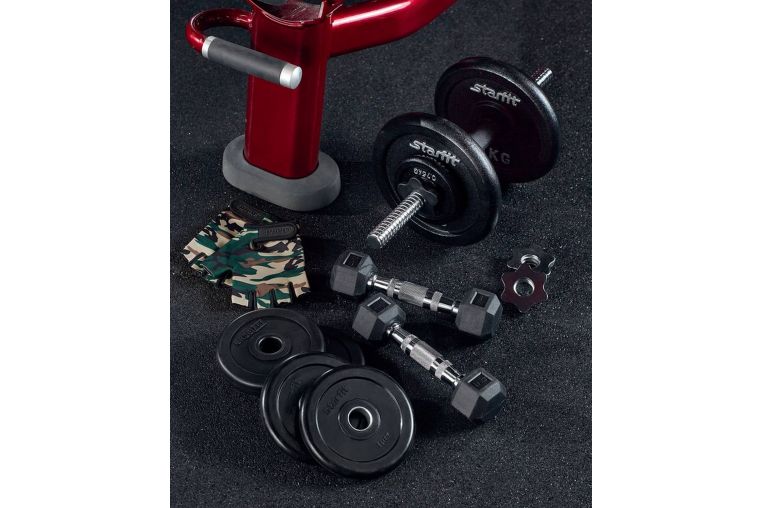 Диск чугунный 0,75 кг Star Fit d26 мм BB-204 черный фото 1
