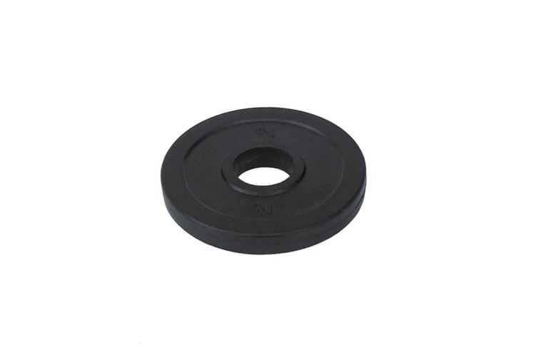 Диск обрезиненный Vertex Crossfit D50мм 2 кг., черный 