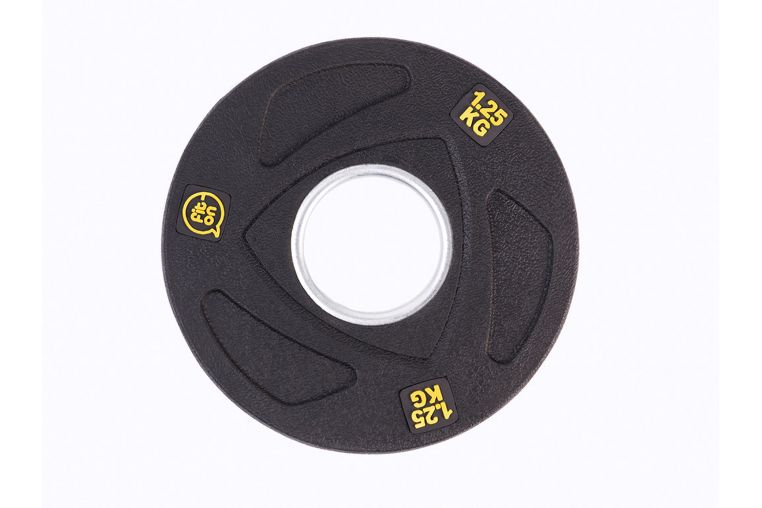 Диск олимпийский 1,25 кг FitOn ВТ-002 черный 