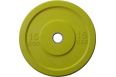 Диск 15 кг Johns APOLO Bumper, d450 см DRAB - 15С желтый фото 1