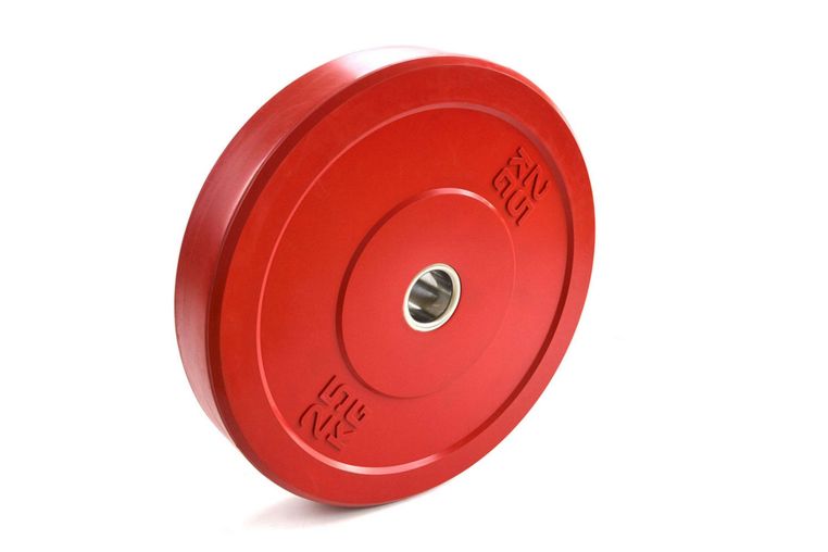 Диск 25 кг Johns APOLO Bumper, d450 см DRAB - 25С красный 