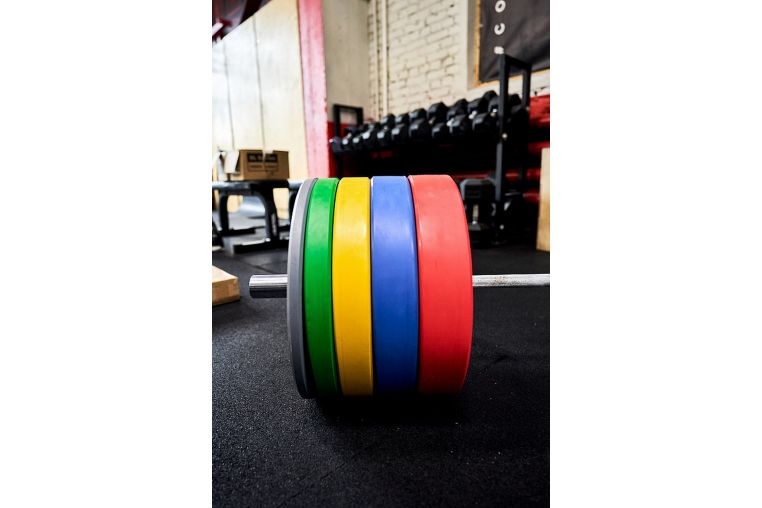 Диск 20кг YouSteel EVO Bumper Plate синий фото 2
