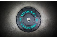Диск Hard тренировочный YouSteel черный 10кг D50мм BP-HRD-10