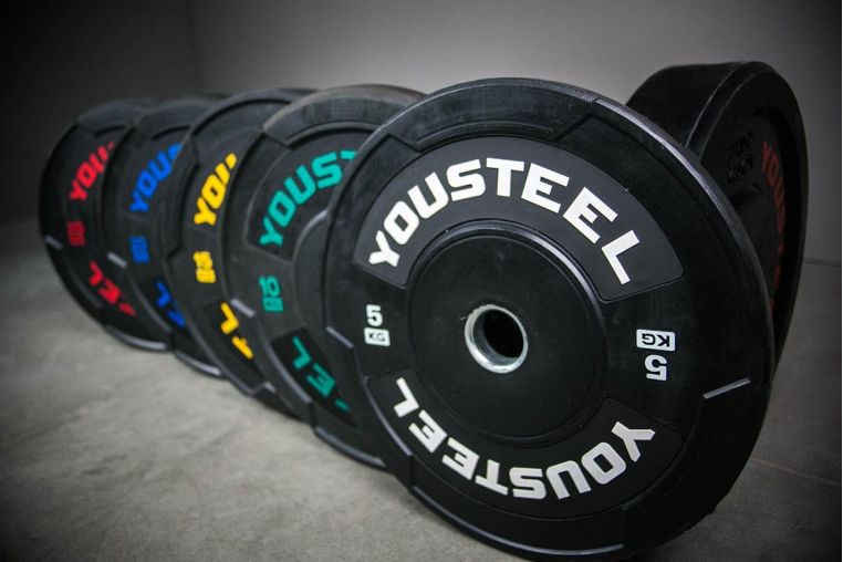 Диск Hard тренировочный YouSteel черный 10кг D50мм BP-HRD-10 фото 1