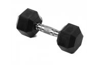 Гантель гексагональная обрезиненная 8кг Lite Weights 3184LW