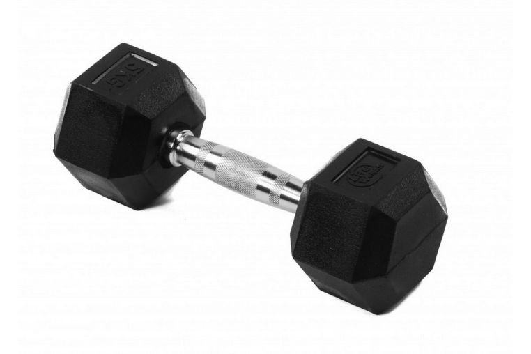 Гантель гексагональная обрезиненная 5кг Lite Weights 3181LW 