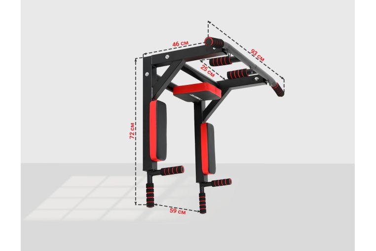 Турник настенный 3 в 1 UnixFit PULL UP 200 BSPU200 фото 1