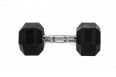 Гантель гексагональная обрезиненная 10кг Lite Weights 3186LW фото 1