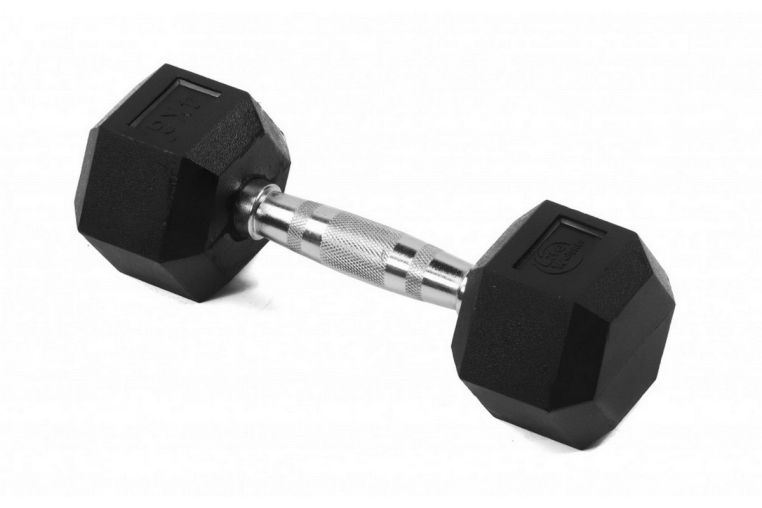 Гантель гексагональная обрезиненная 4кг Lite Weights 3180LW 