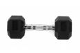 Гантель гексагональная обрезиненная 4кг Lite Weights 3180LW фото 1