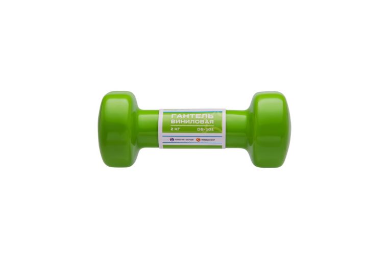 Гантель виниловая 2 кг Star Fit DB-101 зеленый фото 2