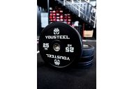 Диск EVO BUMPER PLATE 25кг YouSteel чёрный