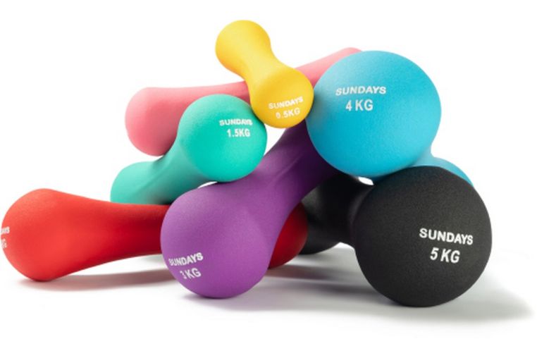 Гантель 3кг Sundays Fitness IR92004-D 6062986 фиолетовый фото 1
