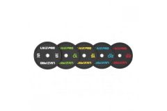 Бампированный диск 5кг Live Pro Rubber Bumper Plate NL\LP8331-5\00-00-00 черный\белый