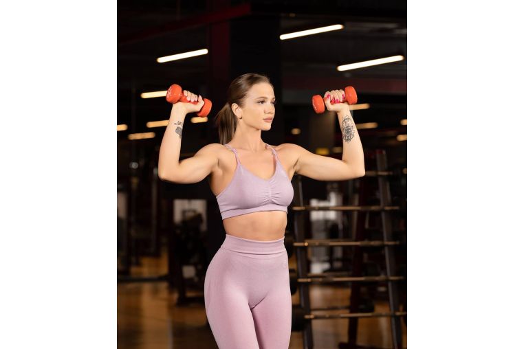 Гантель виниловая Star Fit DB-101 2 кг, оранжевый фото 4