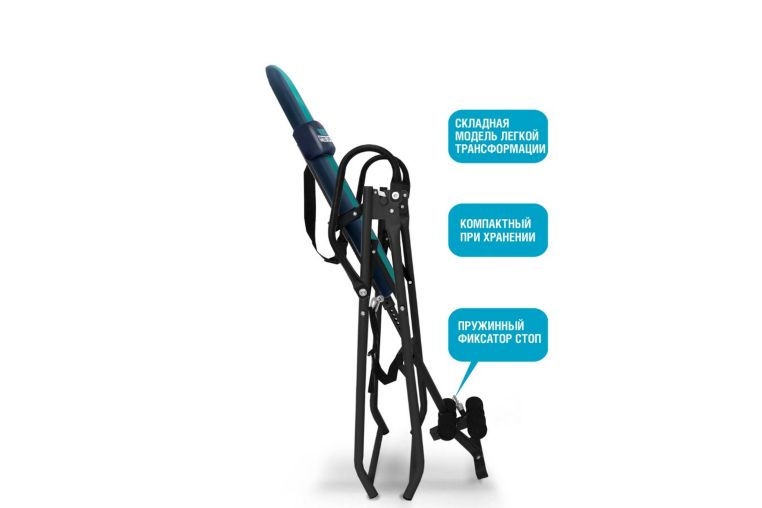 Инверсионный стол Start Line Vortex с подушкой SLFIT03-SB сине-бирюзовый фото 8