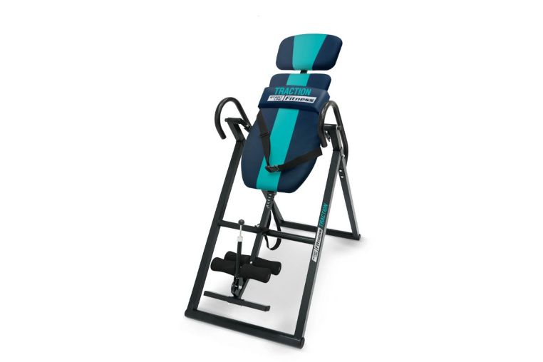 Инверсионный стол Start Line Traction с подушкой SLFIT03S-BB сине-бирюзовый 