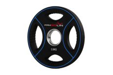 Диск олимпийский d51мм Pangolin X-Line WP012PU 2,5кг черный с синими полосами