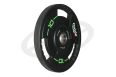 Диск олимпийский Oxide Fitness OWP02 D50мм полиуретановый, с 3-мя хватами, черный 10кг. фото 4