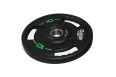 Диск олимпийский Oxide Fitness OWP02 D50мм полиуретановый, с 3-мя хватами, черный 10кг. фото 5
