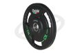 Диск олимпийский Oxide Fitness OWP02 D50мм полиуретановый, с 3-мя хватами, черный 10кг. фото 8