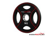 Диск олимпийский d51мм Pangolin X-Line WP012PU 5кг черный с красными полосами