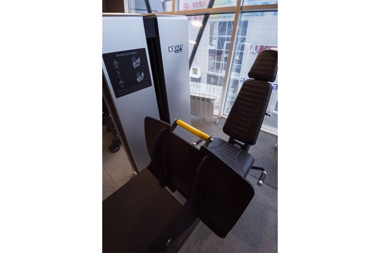 Жим ногами сидя/Икроножные сидя Kraft Fitness EXACT KFDXLPC фото 3