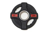 Диск олимпийский обрезиненный Original Fit.Tools с двумя хватами 1,25 кг FT-2HGP-1,25 черный