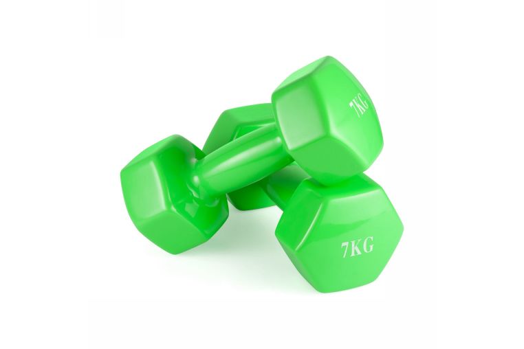 Гантель неразборная 7 кг винил VictoryFit VF-DV070 фото 2